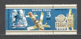 Ungaria.1978 Posta aeriana:Expozitia filatelica PRAFGA-Cosmonautica XU.278, Nestampilat