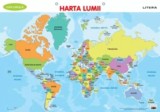 Descopera! Harta lumii (planse educationale) - Litera