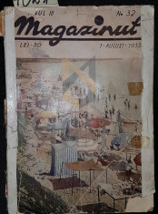 REVISTA MAGAZINUL, 1AUGUST 1933 foto Berman foto