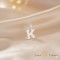 Pandantiv initiala Litera K din argint