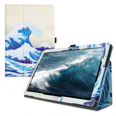 Husa pentru Huawei MediaPad T5, Piele ecologica, Multicolor, 46111.16 foto