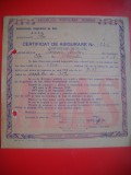 HOPCT DOCUMENT NR 570 CERTIFICAT DE ASIGURARE ADAS 1958 CONSTANTA RPR