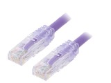 Patch Cord UTP Cat6 LSZH Violet 0.5m