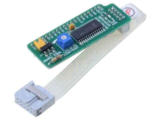 Adaptor Serial GLCD 128x64 SPI IDC10