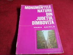 MIHAI GAVRILA - MONUMENTELE NATURII DIN JUDETUL DAMBOVITA foto