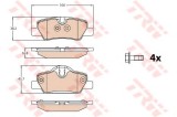 Set placute frana,frana disc MINI MINI Cabriolet (F57) (2015 - 2016) TRW GDB2088