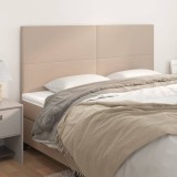 Cumpara ieftin Tăblii de pat 4 buc, cappuccino 100x5x78/88 cm piele ecologică