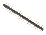 Şir pini tată 20 pini 2,54mm THT aurit