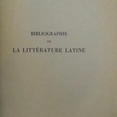 BIBLIOGRAPHIE DE LA LITTERATURE LATINE par N. I . HERESCU , 1943 , DEDICATIE*