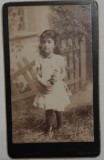 Foto veche CDV Feistmantel Frigyes / Cluj Kolozsvar / fetita cu papusa copilarie