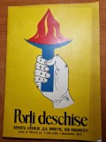 revista liceului c.a. rosetti bucuresti - porti deschise - iulie decembrie 1975