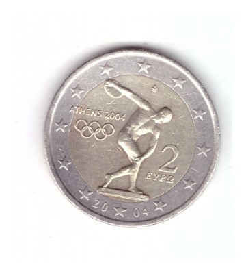 Moneda 2 euro Grecia 2004 Jocurile Olimpice, stare buna, curata foto