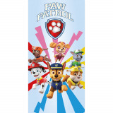 Prosop de plaja Paw Patrol, Multicolor, 70x140 cm, 100% Bumbac