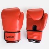Mănuși de Box pentru Adulti - Roșii din Piele Sintetică, CMCLASS