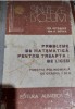 Probleme de matematică pentru treapta I de liceu - Ion Mitrache, I.G.Borca
