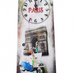 Ceas de perete, Paris Arcul de Triumf, Canvas, 55 cm, JFZ2742