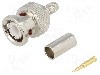 Conector BNC, 50&Omega;, tata, aurit, AMPHENOL - B1121A1-ND3G-1-50