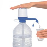 Pompa Manuala Apa Sticla 19-23L, Adaptor 9cm, 2 Tuburi 30cm, Plastic Durabil, Curatare Usoara, Birou/Casa, Alb/Albastru