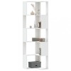 VidaXL Bibliotecă 5 niveluri alb 50x50x179cm lemn prelucrat 852582
