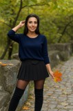 Bluza dama belumarin cu guler rotund