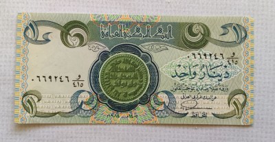 Irak / Iraq -1 Dinar ND (1980) foto