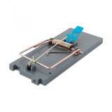 Capcana Rozatoare Silverline Double Trap, 19x8 cm, ABS, Gri, Sistem Mecanic Rapid, Refolosibila, Soareci, Sobolani