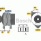 Generator / Alternator HYUNDAI i30 CW (FD) (2007 - 2012) BOSCH 0 986 081 060