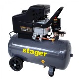 Stager HM2050B compresor aer, 50L, 8bar, 200L/min, monofazat, angrenare directa ProAdvanced PowerfulTools