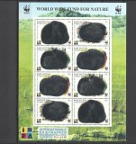 KYRGYZSTAN 1999 WWF FAUNA PROTEJATA VULPI - CU HOLOGRAM