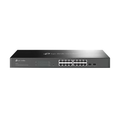 Switch 16 porturi RJ45 Gigabit, 2 x SFP Gigabit, L2 Management, 1U - TP-Link Omada SG2218 foto