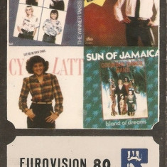 Casetă audio Eurovision 80 The Hits Of Vl. 4, originală