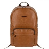 Rucsac PU, Model Exclusivo, Culoare Maro, Compartiment Laptop, Dimensiuni 30x13x46cm