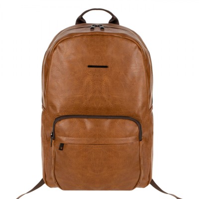 Rucsac PU, Model Exclusivo, Culoare Maro, Compartiment Laptop, Dimensiuni 30x13x46cm foto