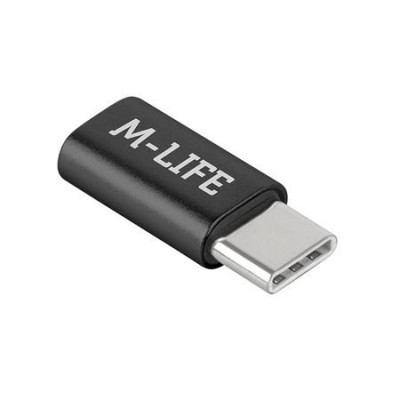 ADAPTOR MICRO USB - USB TIP C M-LIFE foto