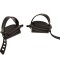 Set pedale bicicleta + ratrape cauciuc, filet 1/2, culoare negru Cod:AWR0097