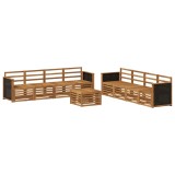 vidaXL Seturi de canapele 9 pcs Lemn Solid de Acacia 3384160