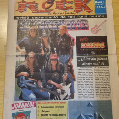 ziarul vox pop rock - septembrie 1993 - anul 1,nr. 1 - prima aparitie a ziarului