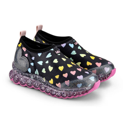 Pantofi Sport LED Bibi Roller Celebration Black Hearts 24 EU foto