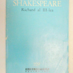 VIATA SI MOARTEA REGELUI RICHARD AL III-LEA - WILLIAM SHAKESPEARE 1964