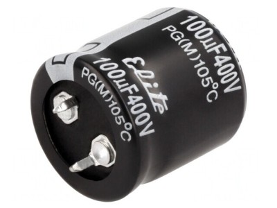 Condensator Electrolitic SNAP-IN 100uF 400V 25x25mm foto