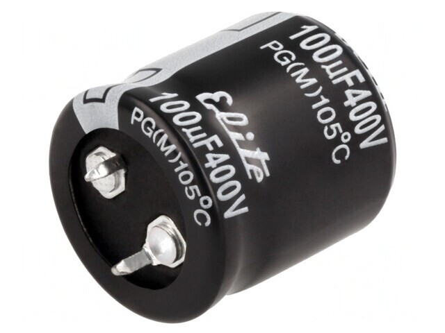 Condensator Electrolitic SNAP-IN 100uF 400V 25x25mm
