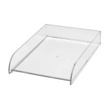 Cumpara ieftin Tavita pentru documente Maul, din sticla acrilica, transparent