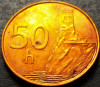 Moneda 50 HALERU - SLOVACIA, anul 2002 * cod 1306 A, Europa