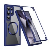 Husa pentru samsung galaxy s25 ultra cu folie, colorverse 360, blue