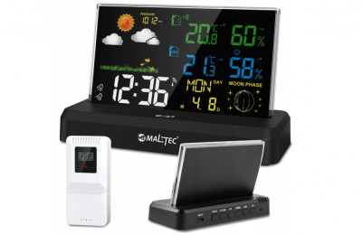 Statie meteo fara fir cu termometru Daily2000M, MalTec 111980 foto