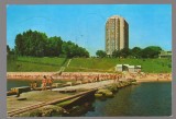 CPIB 25400 CARTE POSTALA - EFORIE NORD, PLAJA, CIRCULATA, 1979, STAMPILE, TIMBRE