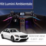 Kit lumini ambientale Mercedes-Benz W213 pentru bord si boxe, control telefon