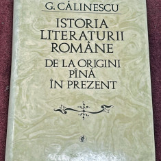 Istoria literaturii romane de la origini pina in prezent - G.Calinescu