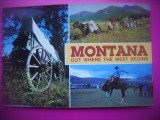 HOPCT 7759 COWBOYS IN MONTANA -STAMPILOGRAFIE/FRANCATURA-SUA-AMERICA DE NORD -CIRCULATA