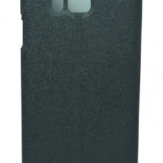 Husa tip carte neagra (cu decupaj frontal) pentru Samsung Galaxy Alpha G850